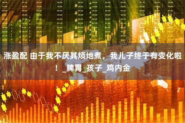 涨盈配 由于我不厌其烦地煮，我儿子终于有变化啦！_脾胃_孩子_鸡内金