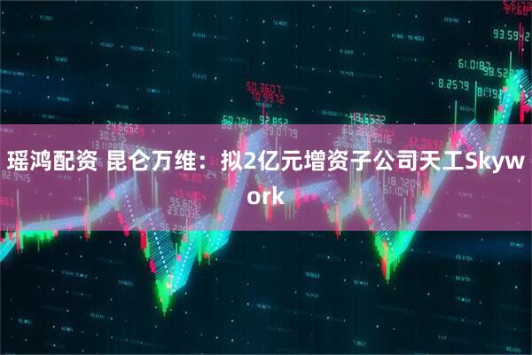 瑶鸿配资 昆仑万维：拟2亿元增资子公司天工Skywork